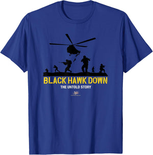 VTV- Black Hawk Down Soldiers Logo T-Shirt - T-Shirt | Royal