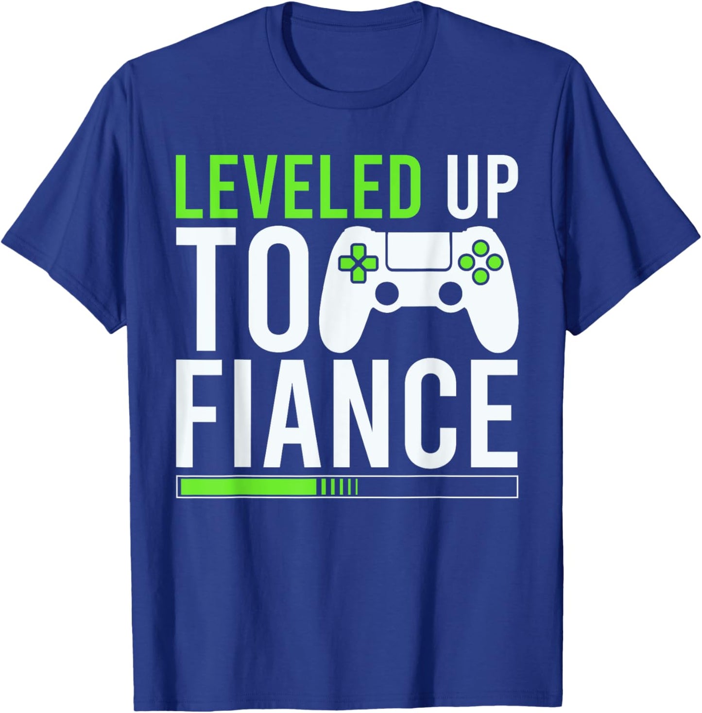 Fiance Level Unlocked Est.2025 I Leveled Up To Fiance T-Shirt - T-Shirt | Royal