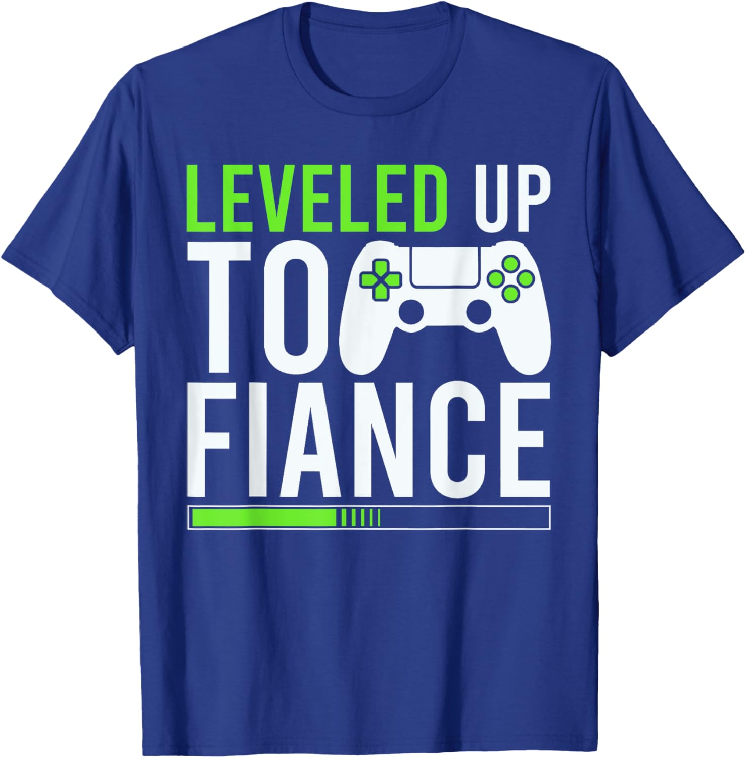Fiance Level Unlocked Est.2025 I Leveled Up To Fiance T-Shirt - T-Shirt | Royal