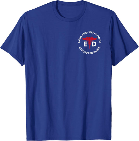 ER Nurse Emergency Department Registered Nurses Week T-Shirt - T-Shirt | Royal