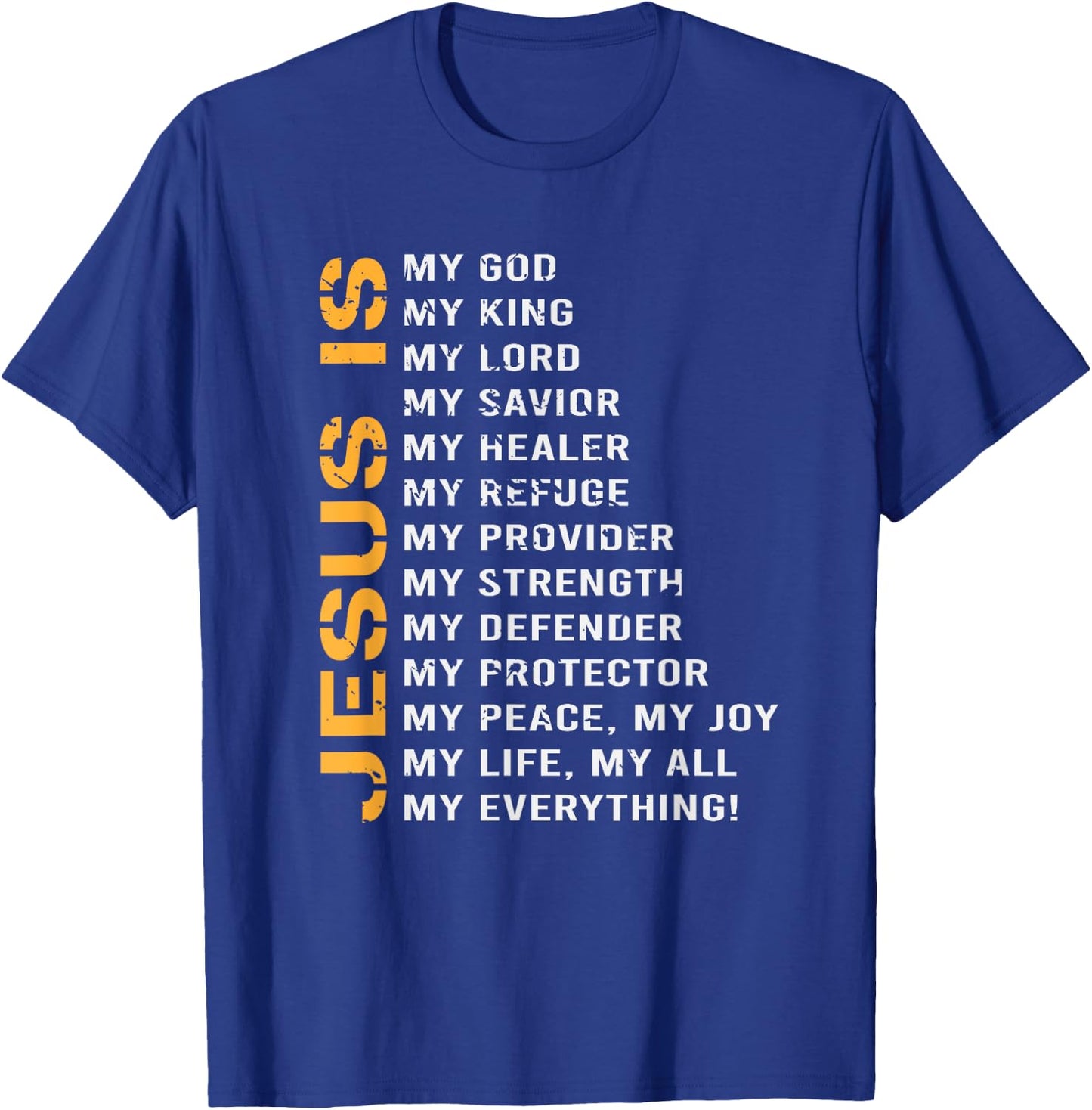 Christian Faith Religion Jesus Lover Gift Jesus T-Shirt - T-Shirt | Royal