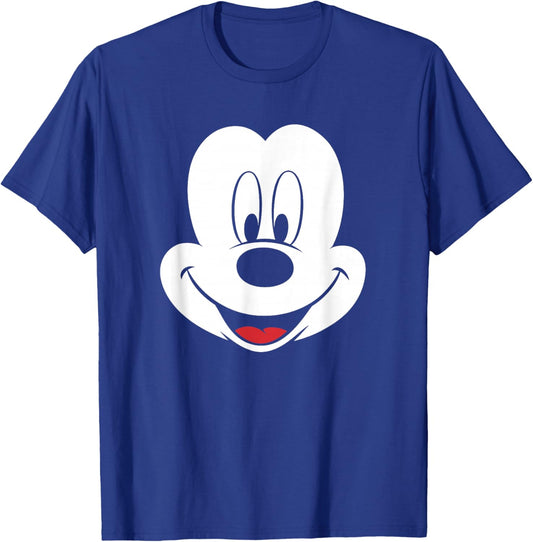 Disney Mickey Mouse Mickey Face T-Shirt - T-Shirt | Royal