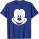 Disney Mickey Mouse Mickey Face T-Shirt - T-Shirt | Royal