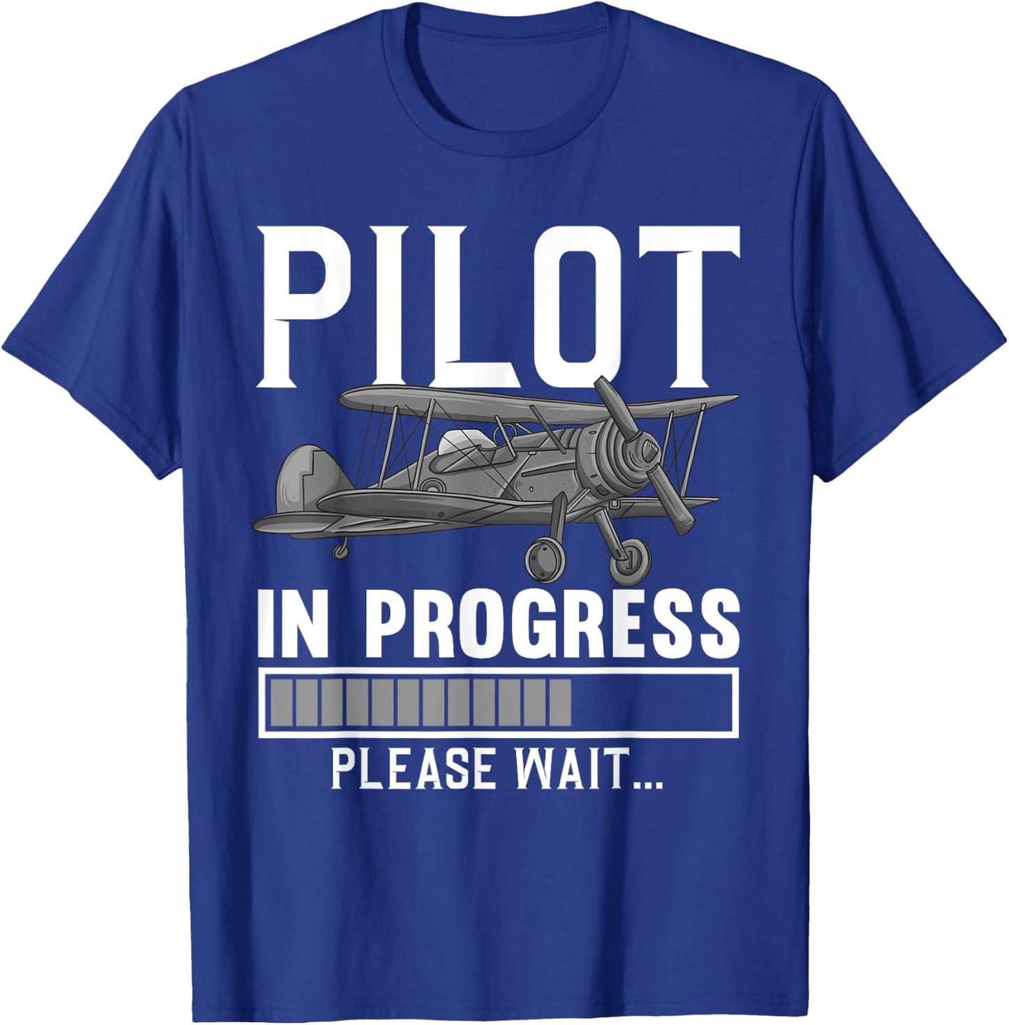 Pilot Art Men Women Airline Future Pilot Aviation Airplane T-Shirt - T-Shirt | Royal