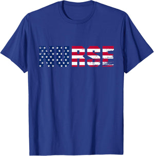 Vintage Nurse 4th of July American Flag Nurse USA T-Shirt - T-Shirt | Royal