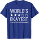 Worlds Okayest Computer Programmer Funny Computer Programmer T-Shirt - T-Shirt | Royal