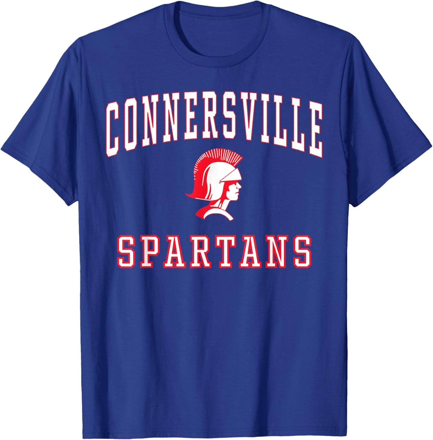 Connersville High School Spartans C1 T-Shirt - T-Shirt | Royal