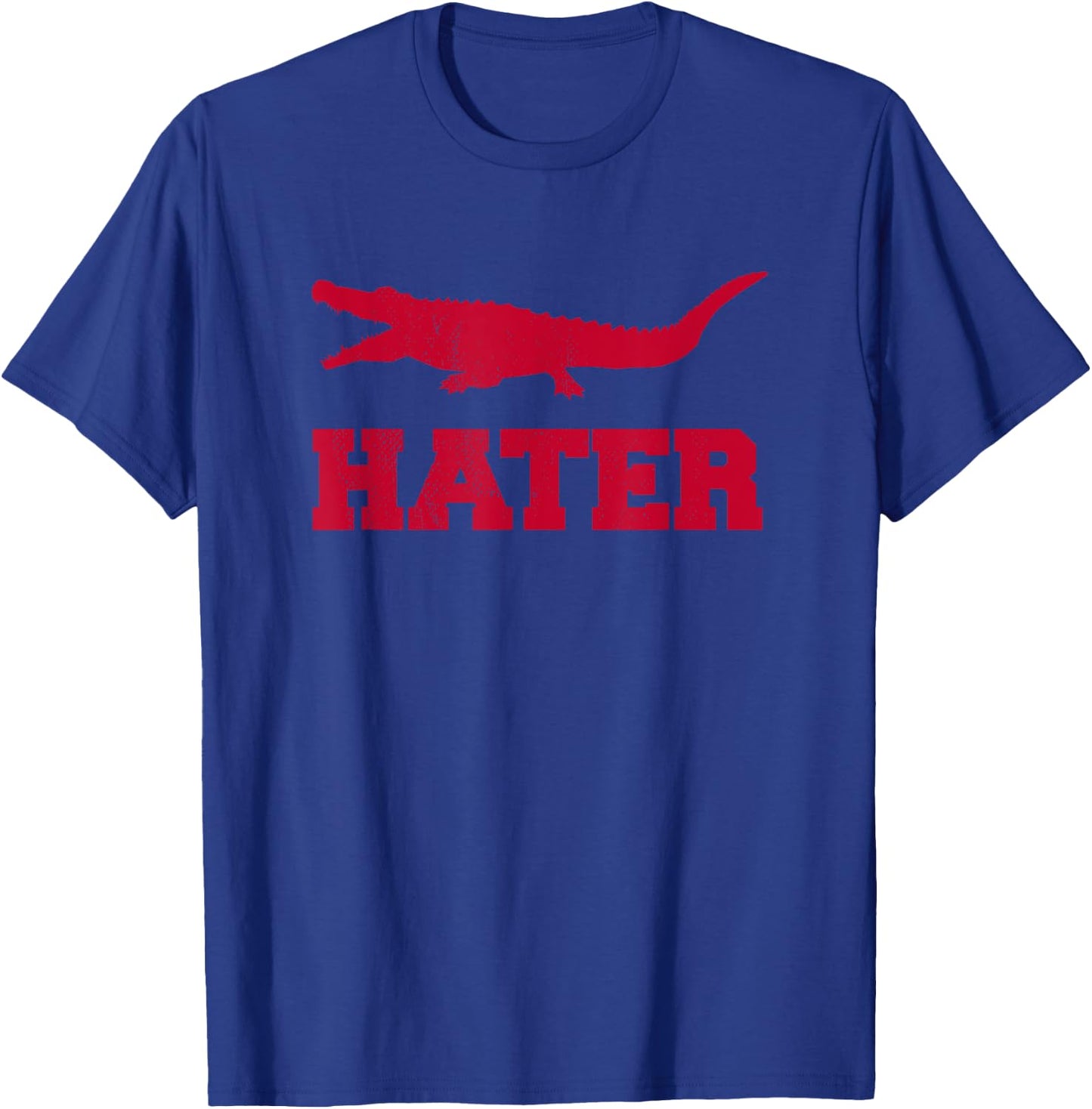Alligator Hater of Gators and Swamps - Athens Georgia Fan T-Shirt - T-Shirt | Royal