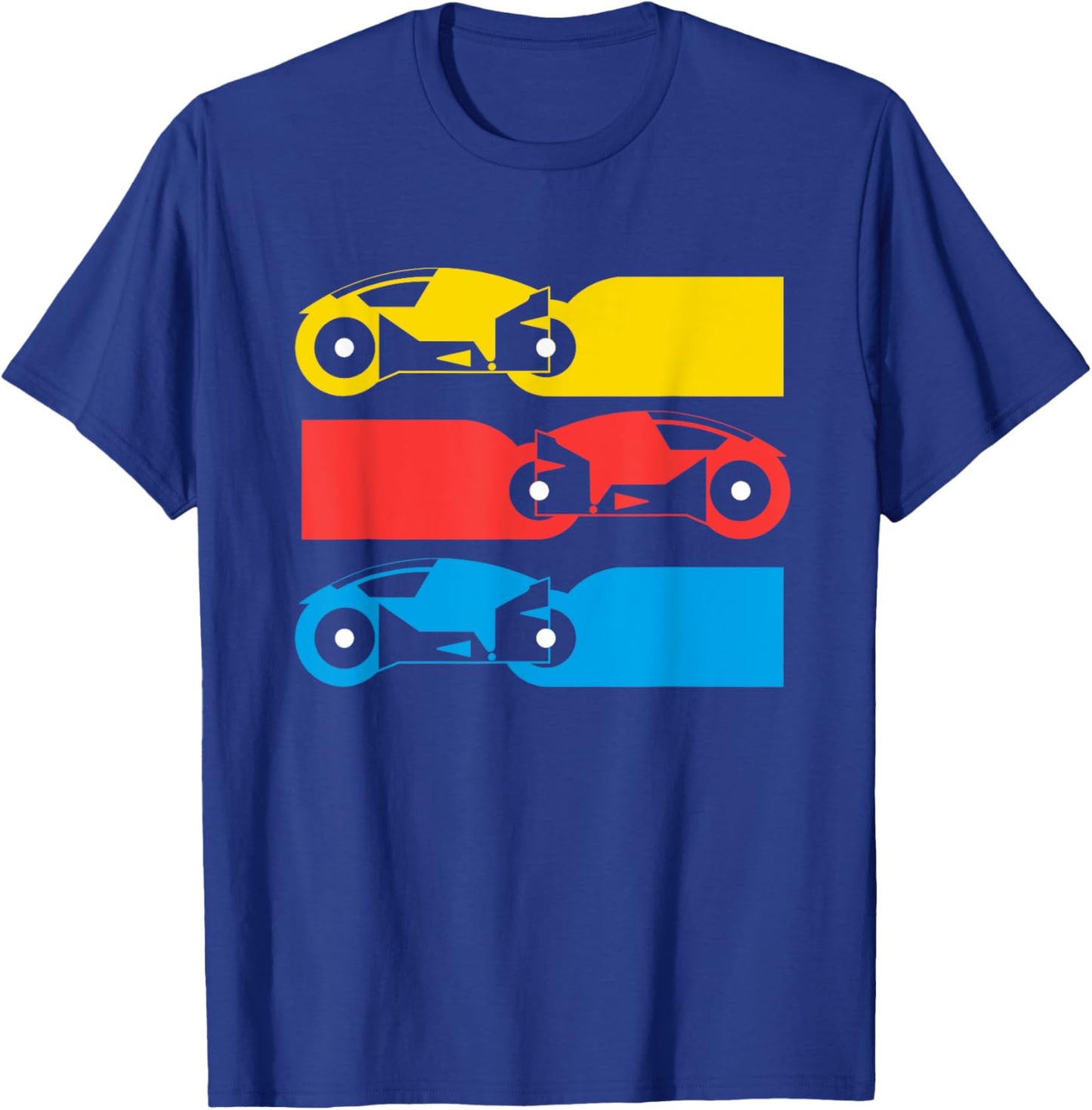 Computer Light Cycles T-Shirt - T-Shirt | Royal