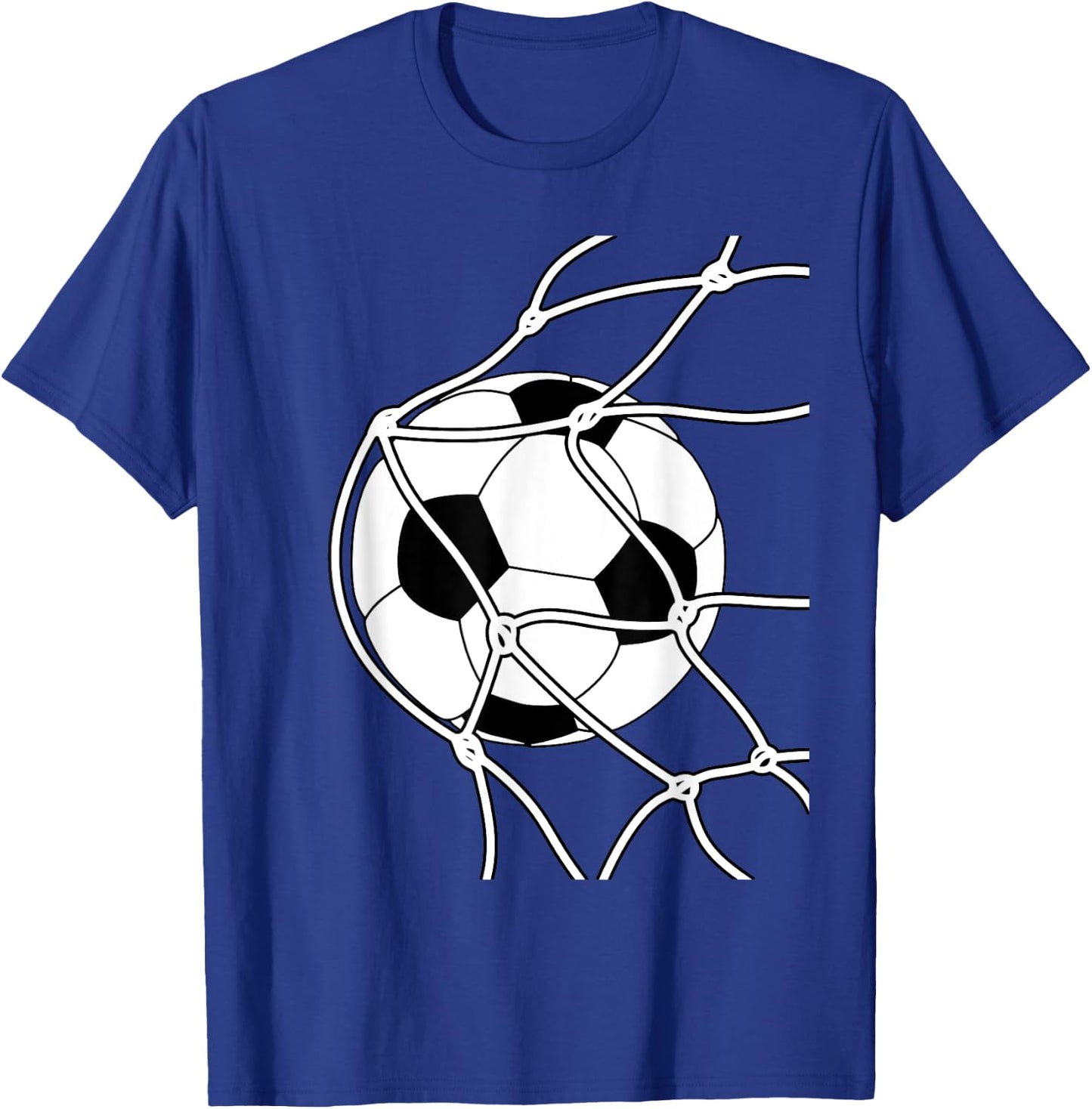 Soccer Ball Goal Funny Player Sports Game Boys Girls Outfit T-Shirt - T-Shirt | Royal