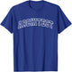 Architect Funny Athletic Lettering Designer Gifts Men Women T-Shirt - T-Shirt | Royal