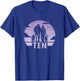 10th Birthday Horse Riding Girl 10 Years Old Dog and Horse T-Shirt - T-Shirt | Royal