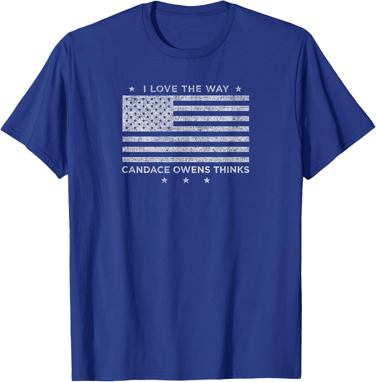 I Love The Way Candace Owens Thinks - President Candace 2024 T-Shirt - T-Shirt | Royal