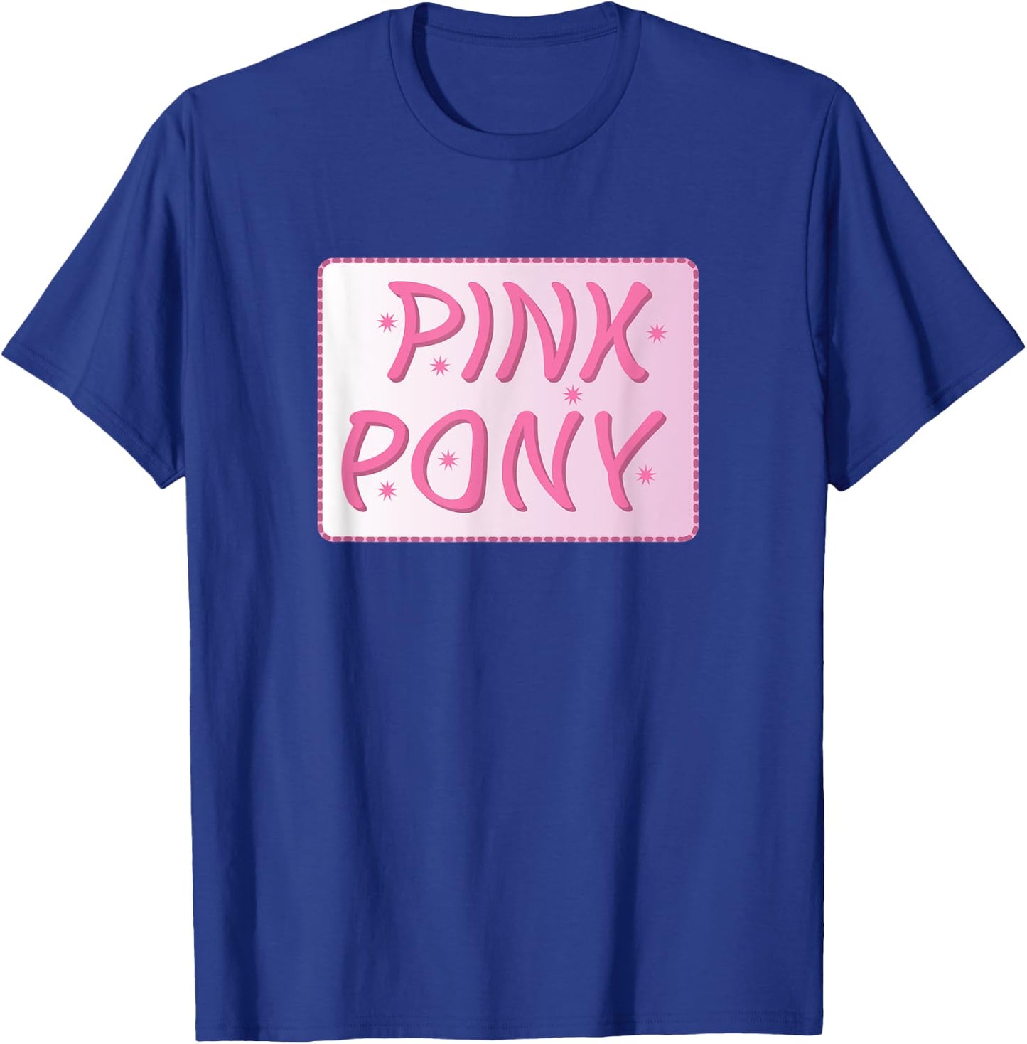 Pink Pony | Song Design | Club Sign T-Shirt - T-Shirt | Royal