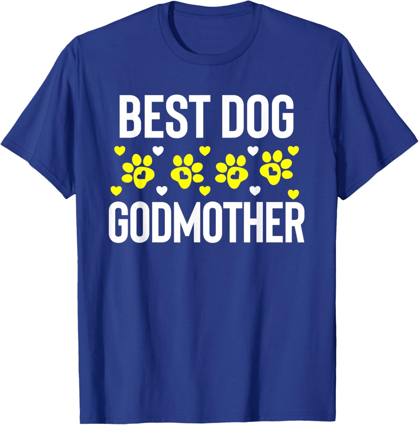 Dog Lover Holiday Christmas Best Dog Godmother Novelty Gifts Women Kids T-Shirt - T-Shirt | Royal