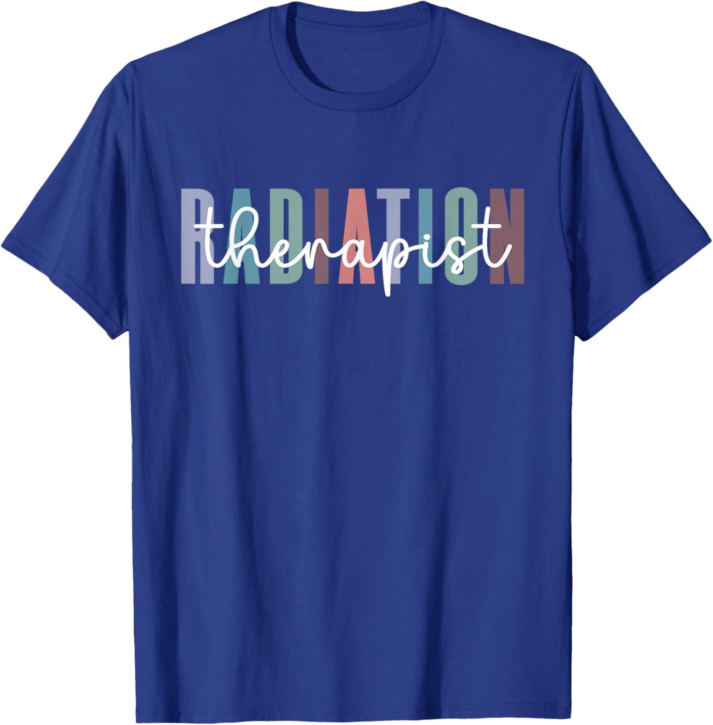 Radiation Therapy Week For Radiation Therapist Black -Adults Modern T-Shirt - T-Shirt | Royal
