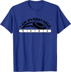 I Am Overstable | Funny Disc Golf Design for Players T-Shirt - T-Shirt | Royal