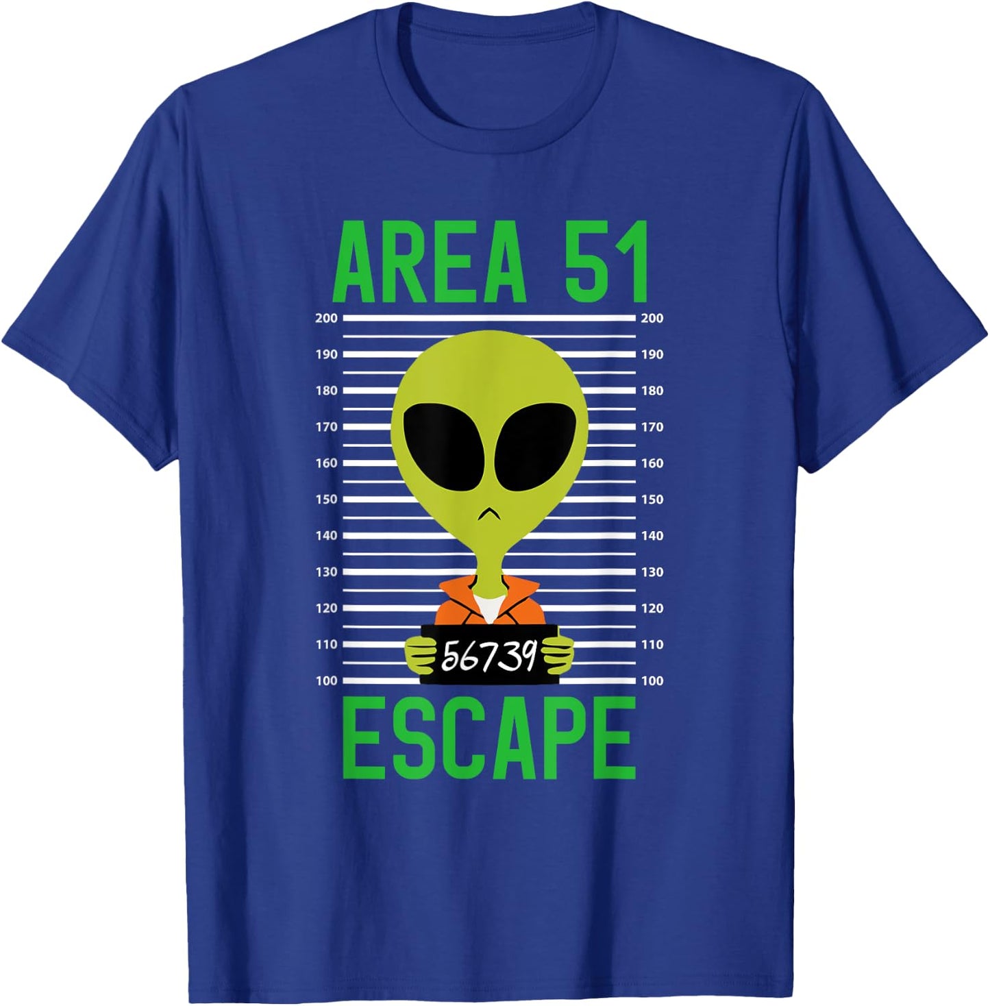 Storm Area 51 Funny Alien Escape Men Women UFO T-Shirt - T-Shirt | Royal