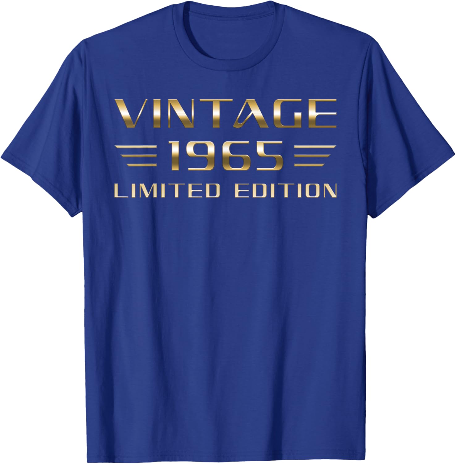 Vintage 1965 Limited Edition Classic Car 60th Birthday T-Shirt - T-Shirt | Royal