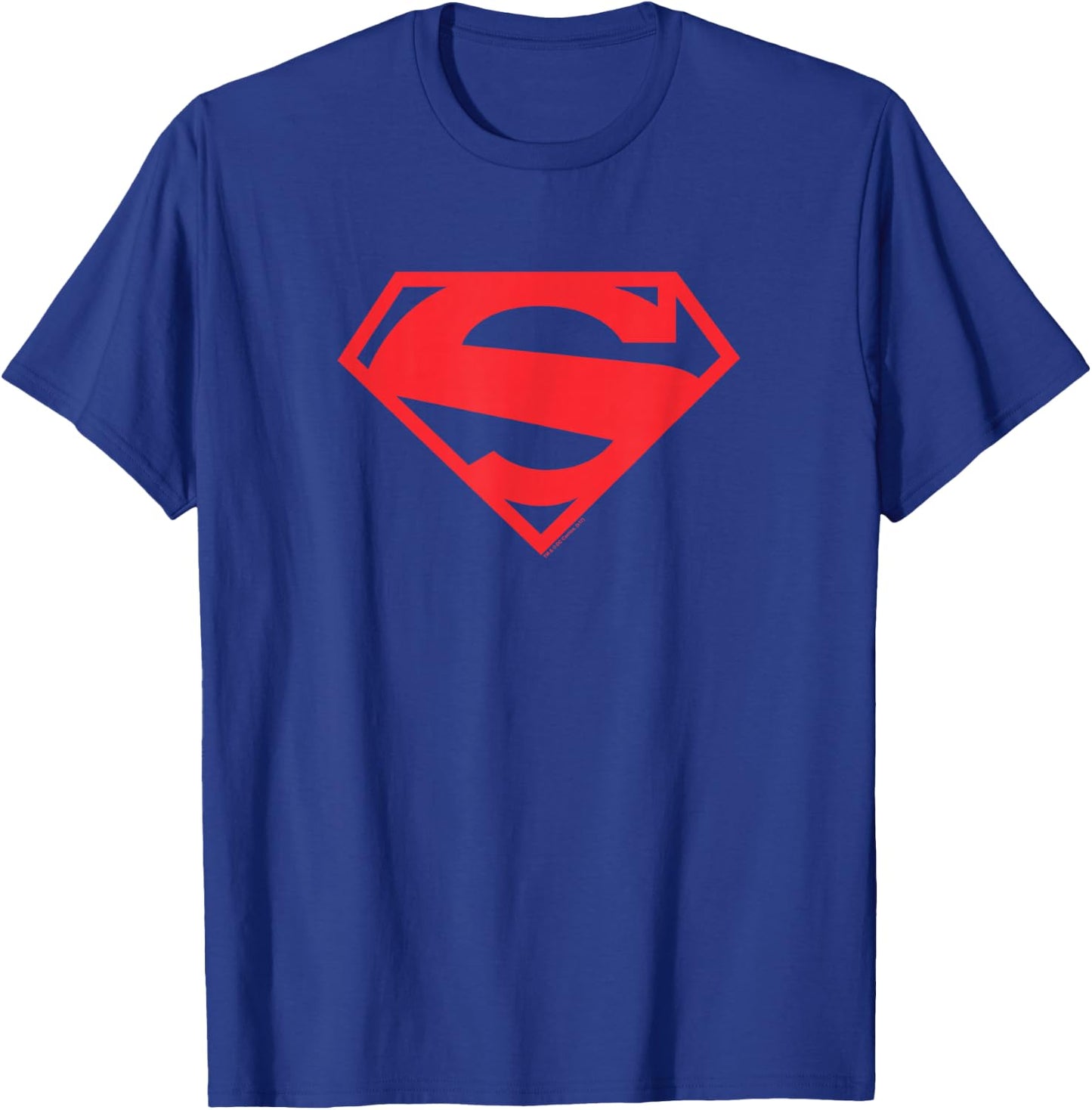 Superman 52 Red Block T Shirt T-Shirt - T-Shirt | Royal