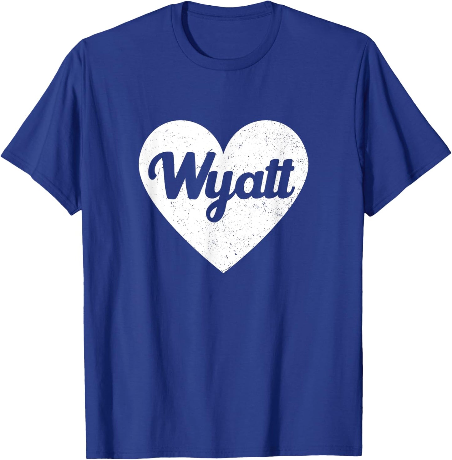 I Heart Wyatt Favorite First Name Heart Love Wyatt T-Shirt - T-Shirt | Royal