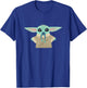 Star Wars The Mandalorian Grogu Eating Frog Cartoon T-Shirt - T-Shirt | Royal