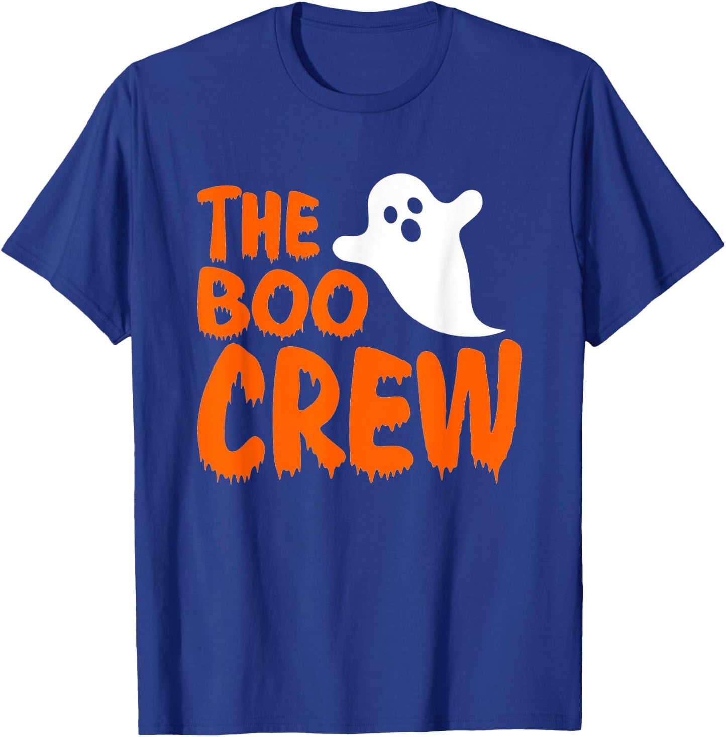 Halloween The Boo Crew - Cute Ghost - Spooky Family Matching T-Shirt - T-Shirt | Royal
