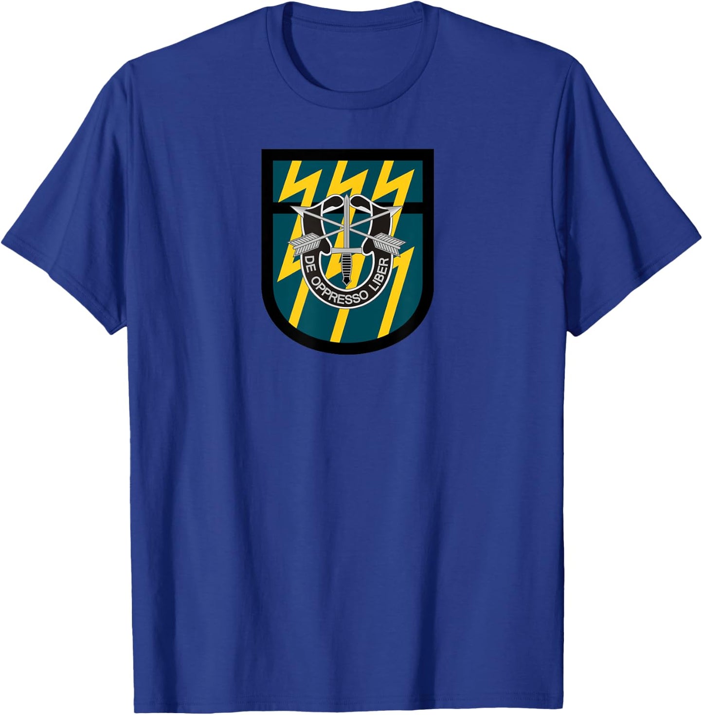 Special Forces Shirt - 12th Group (SFG )- Center T-Shirt - T-Shirt | Royal