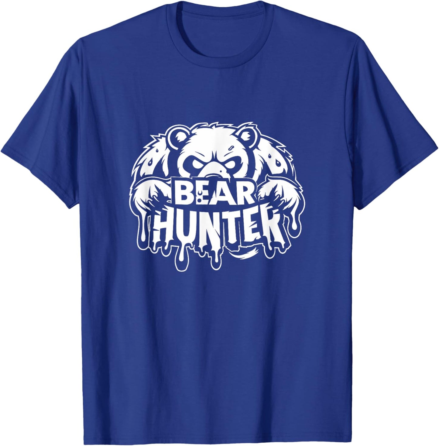 Prowling Bear Hunter, Bold Gay Bear T-Shirt - T-Shirt | Royal