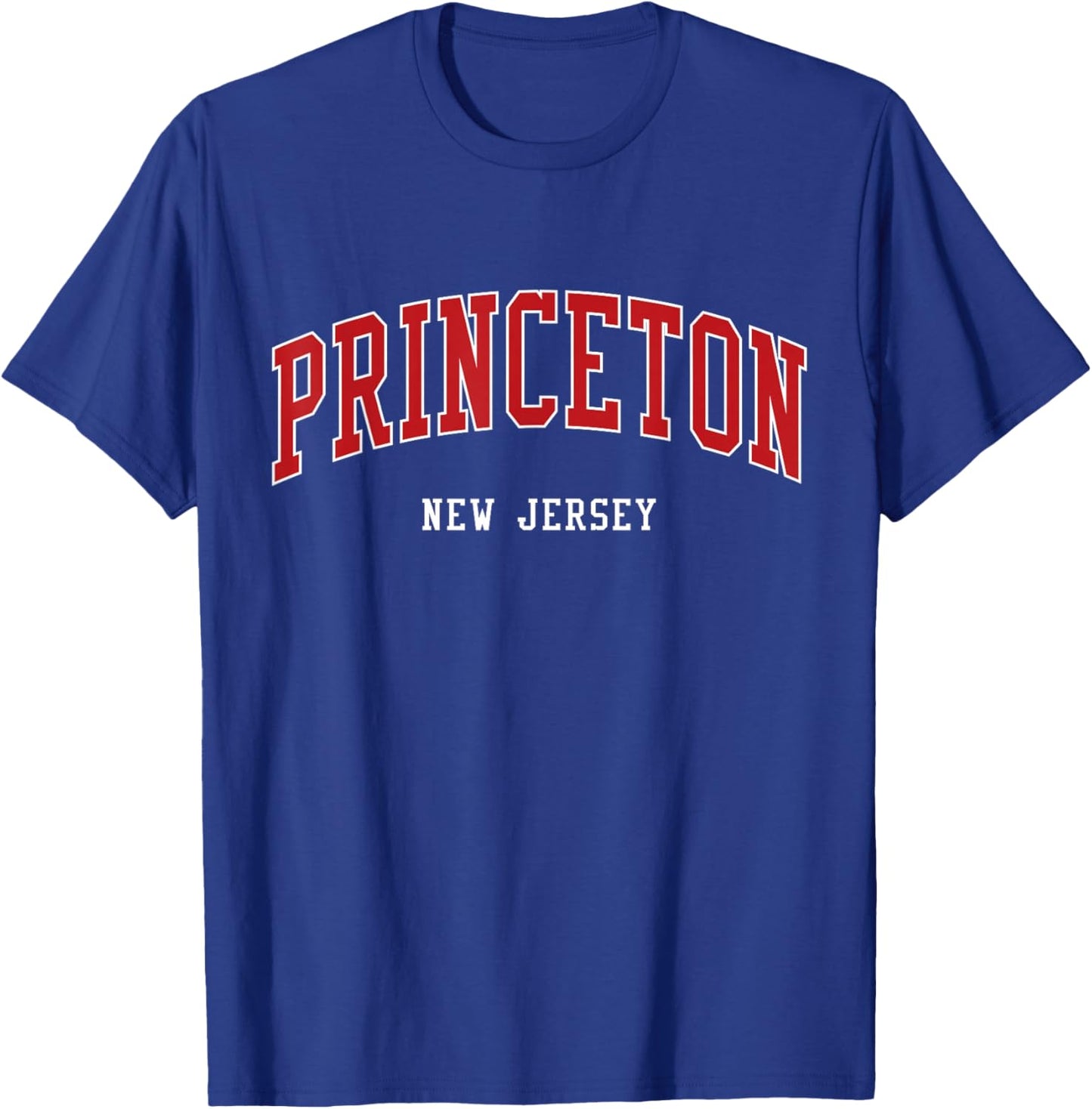 Princeton College Style New Jersey College T-Shirt - T-Shirt | Royal