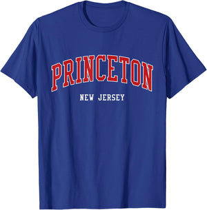 Princeton College Style New Jersey College T-Shirt - T-Shirt | Royal