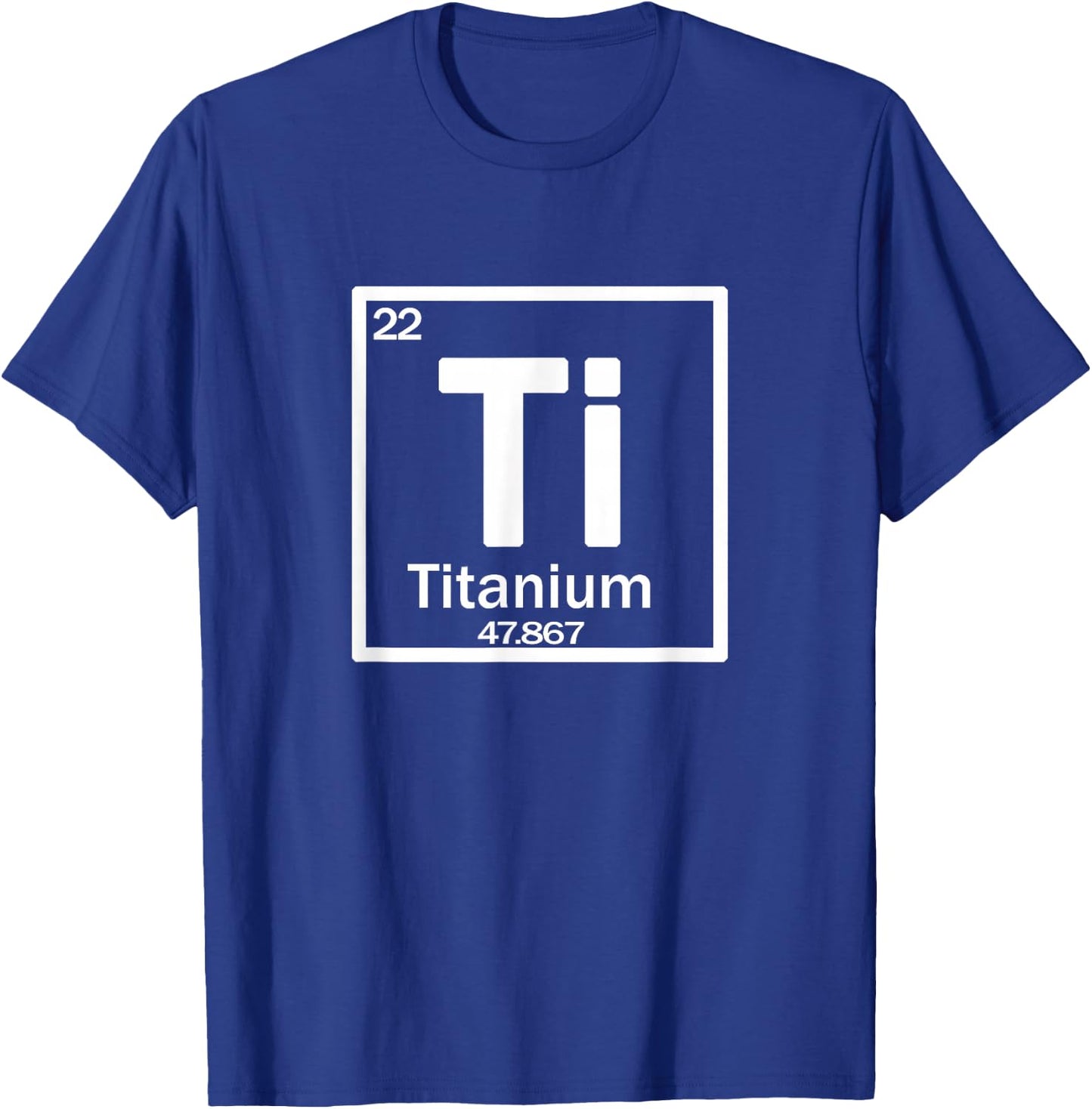 Ti - titanium chemical element T-Shirt - T-Shirt | Royal