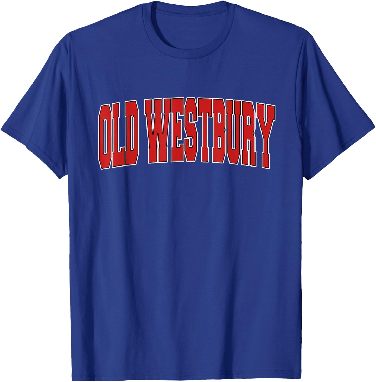 OLD WESTBURY NY NEW YORK Varsity Style USA Vintage Sports T-Shirt - T-Shirt | Royal