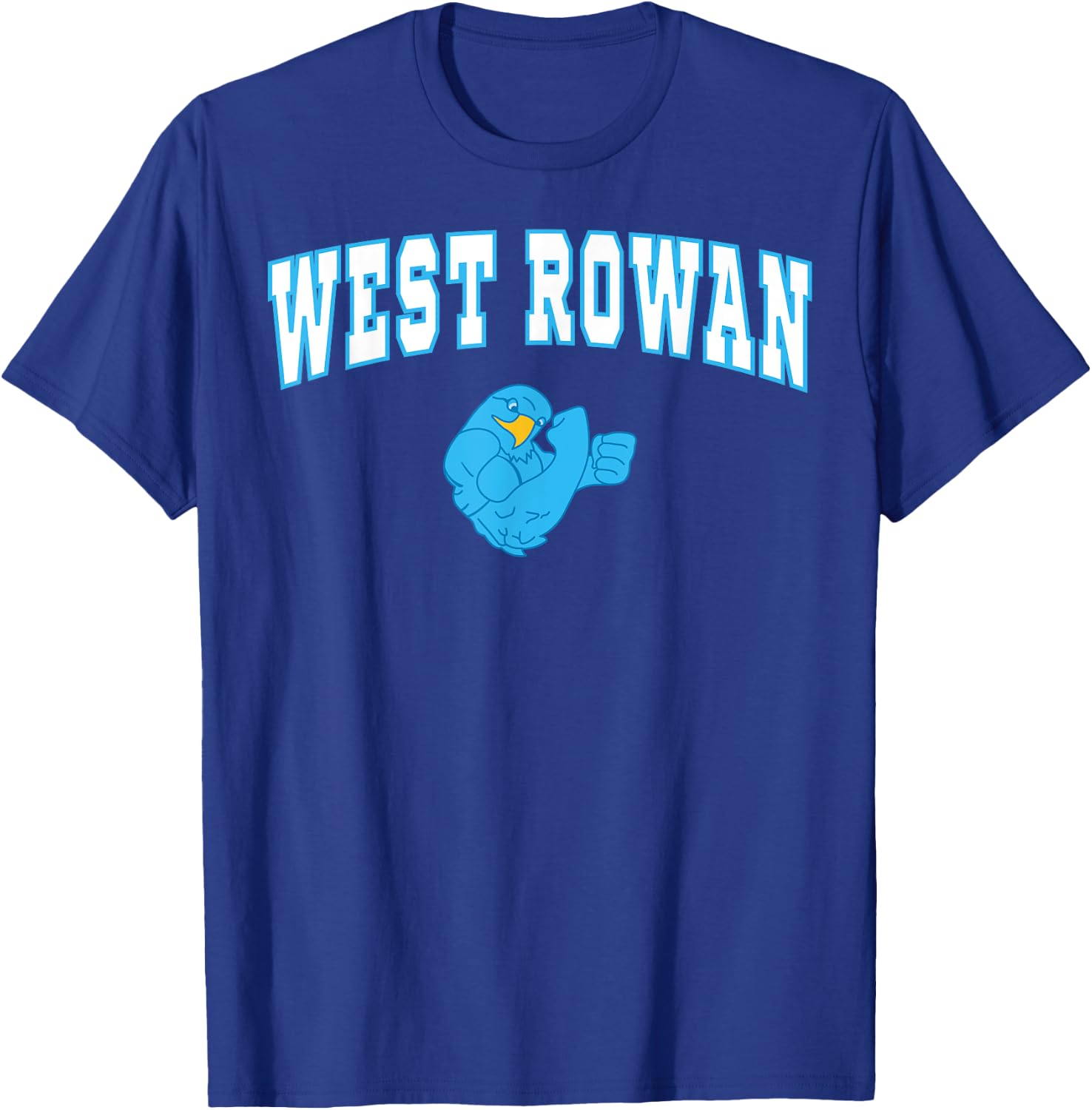 West Rowan High School Warriors C2 T-Shirt - T-Shirt | Royal