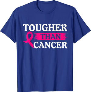 Tougher Than Cancer | Cancer Survivor T-Shirt - T-Shirt | Royal