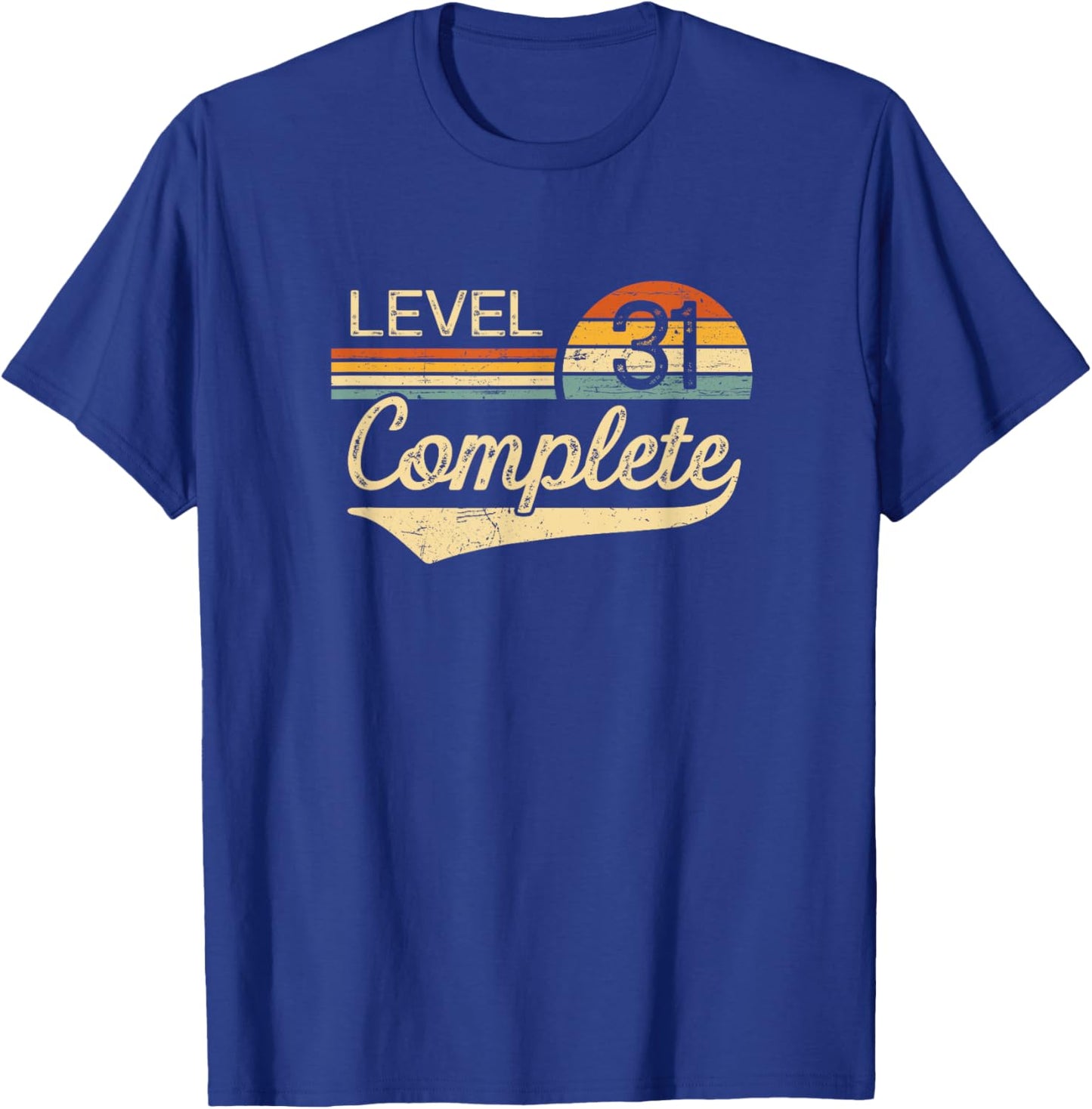 Level 31 Complete Vintage 31st Wedding Anniversary T-Shirt - T-Shirt | Royal