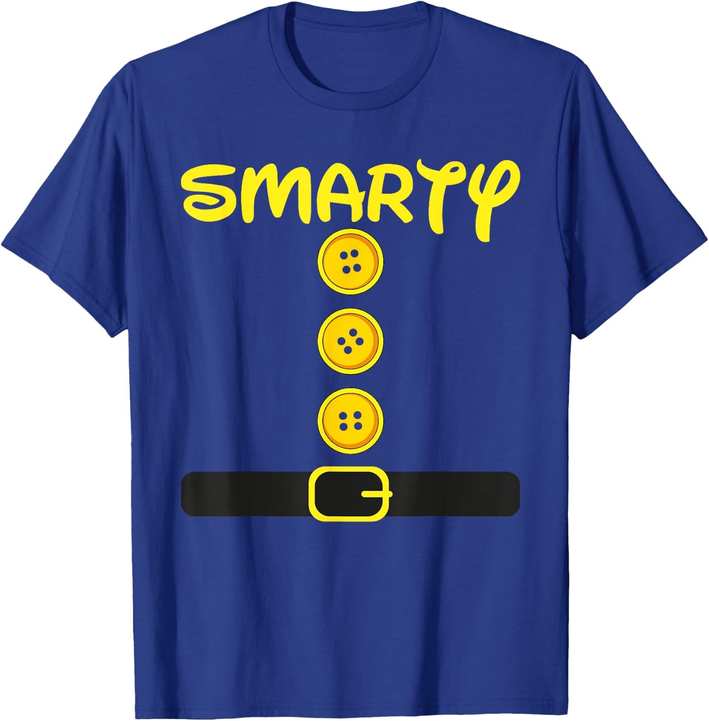 Smarty Dwarf Costume Color Family Matching Dwarf Halloween T-Shirt - T-Shirt | Royal