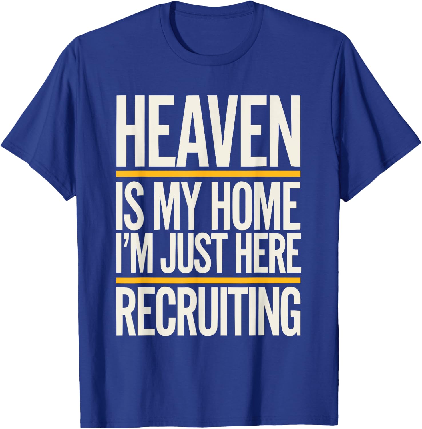 Funny Jesus Christ Religious Christian Believer Christianity T-Shirt - T-Shirt | Royal