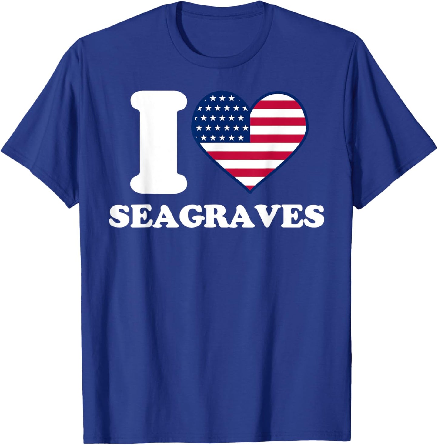 I love Seagraves I heart Seagraves T-Shirt - T-Shirt | Royal