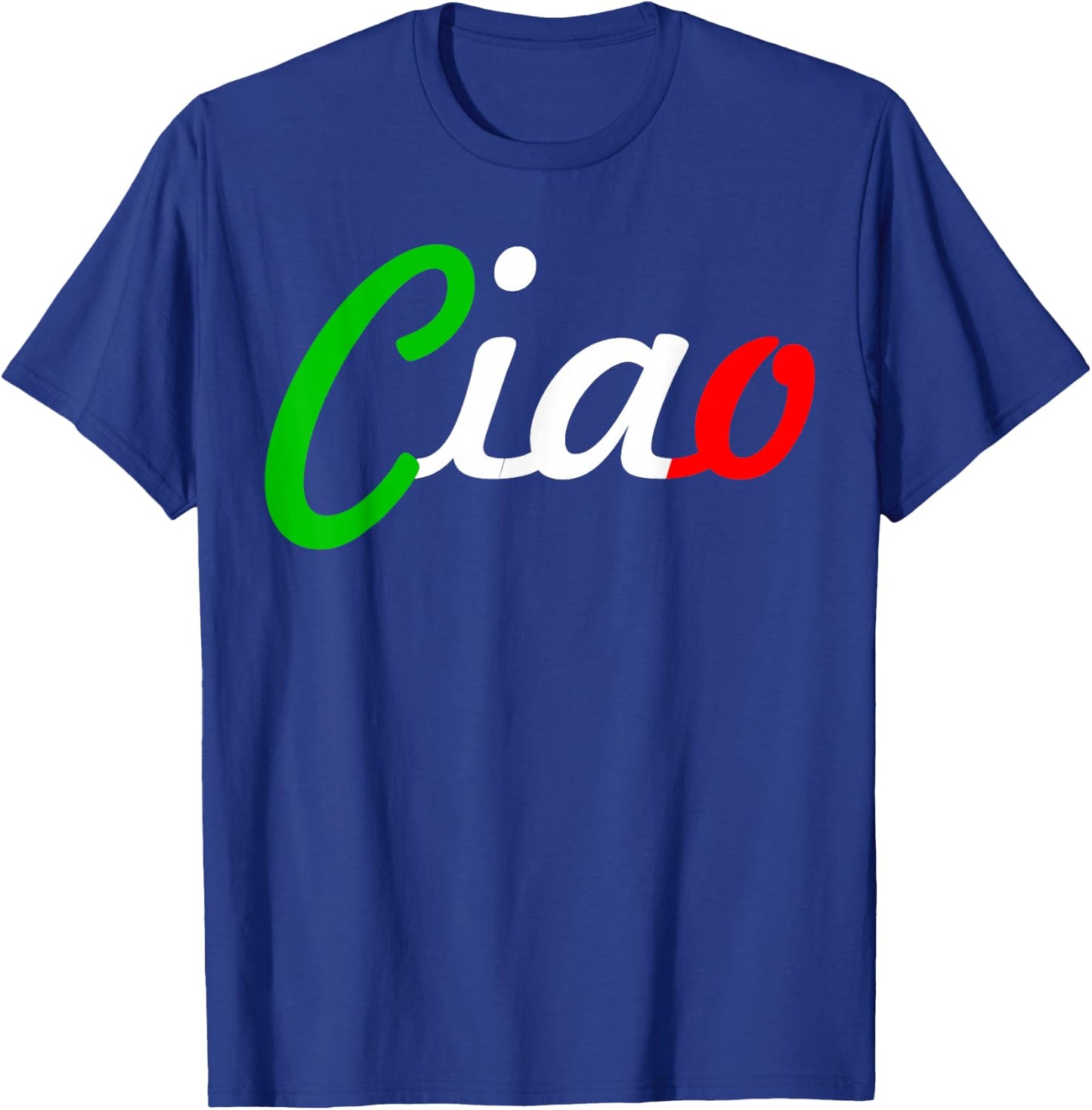 Ciao Italian Greeting | Italy Lover Language Gift T-Shirt - T-Shirt | Royal