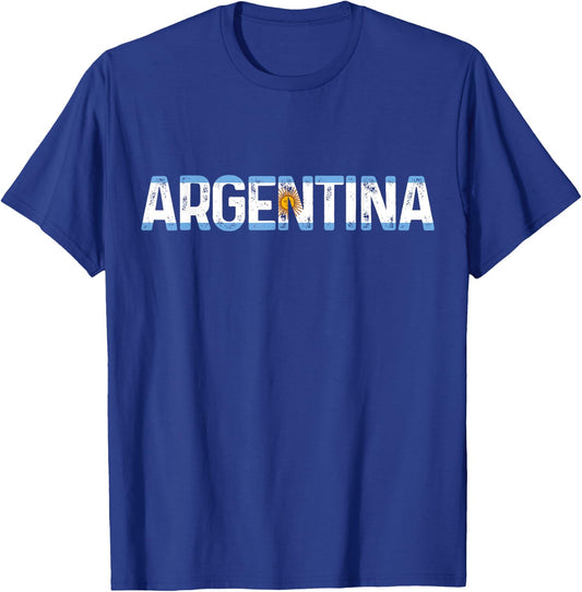 Argentina Argentina Flag T-Shirt - T-Shirt | Royal