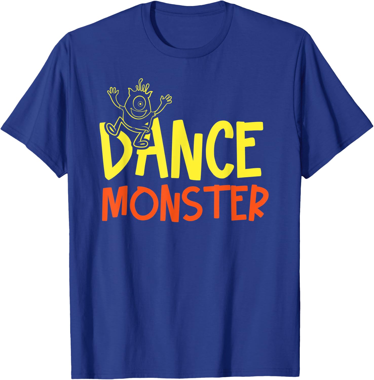 Cool Dance Monster Artwork Dancing Music Lovers T-Shirt - T-Shirt | Royal