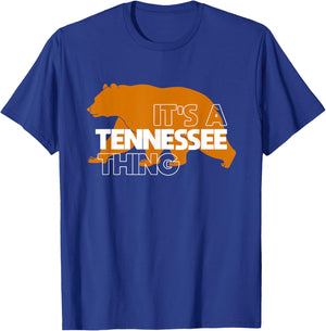 Retro Grunge Vintage Tennessee State Flag Tennessee Country T-Shirt - T-Shirt | Royal