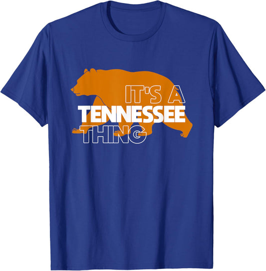 Retro Grunge Vintage Tennessee State Flag Tennessee Country T-Shirt - T-Shirt | Royal