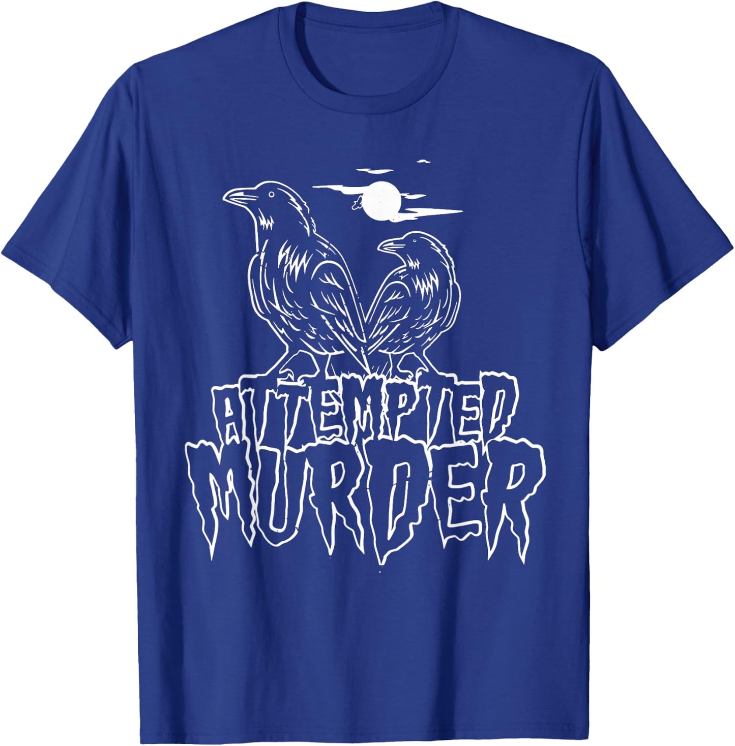 Attempted Murder Viking Crows T-Shirt - T-Shirt | Royal