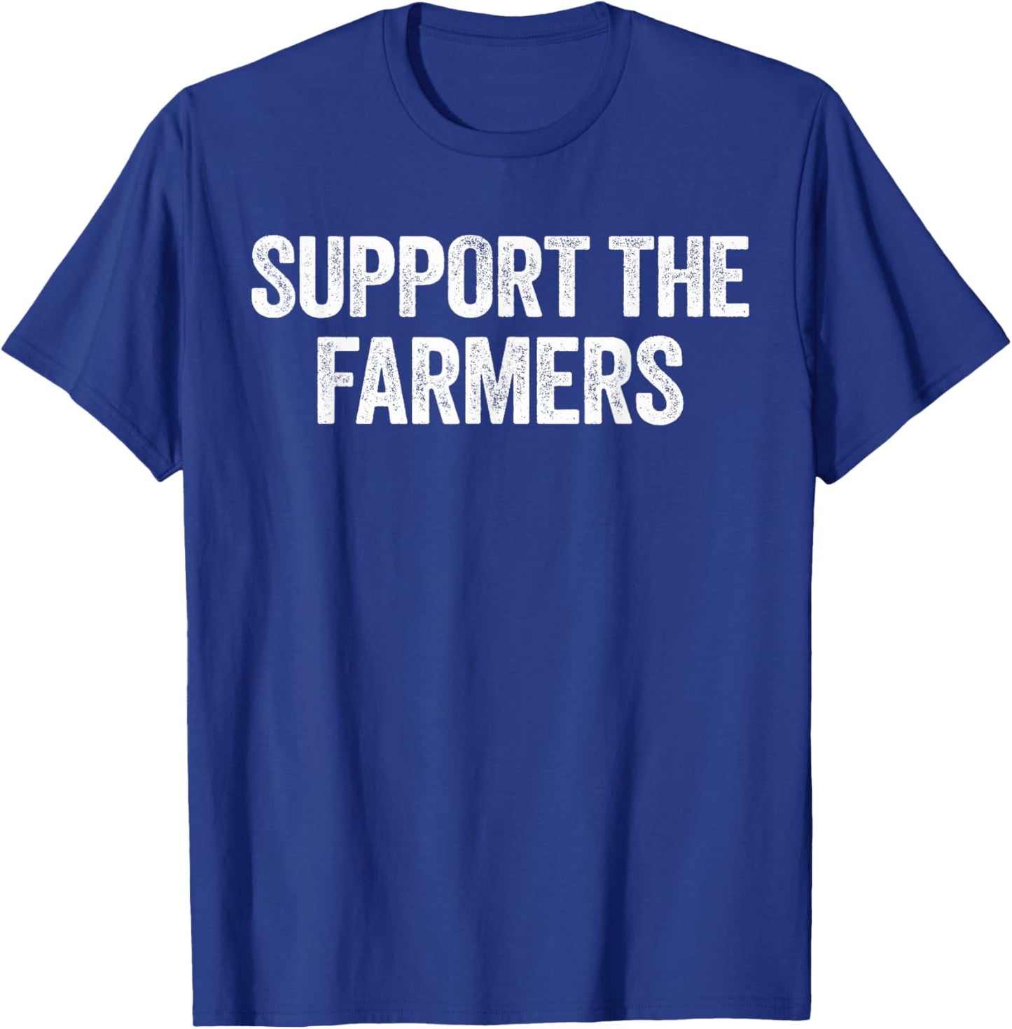 Support the Farmers T-Shirt - T-Shirt | Royal