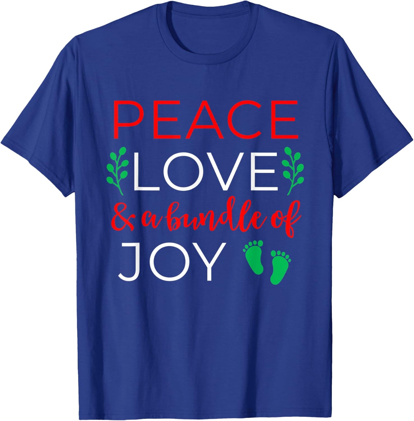 Christmas Pregnancy Announcement Shirt Couples Baby Reveal T-Shirt - T-Shirt | Royal