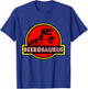 Funny BeeroSaurus Dinosaur Beer Drinker Lover Gift Men Women T-Shirt - T-Shirt | Royal