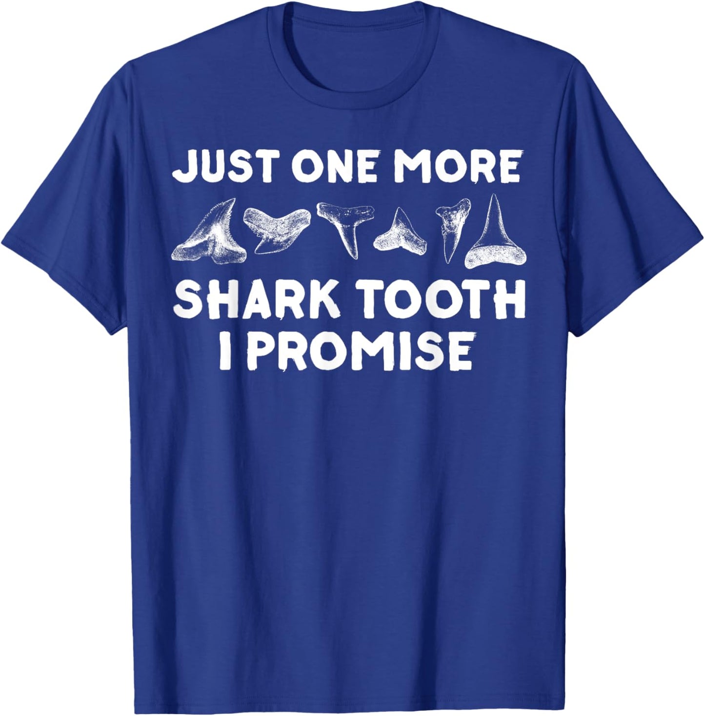 Funny Shark Teeth Design Women Shark Teeth Hunting T-Shirt - T-Shirt | Royal