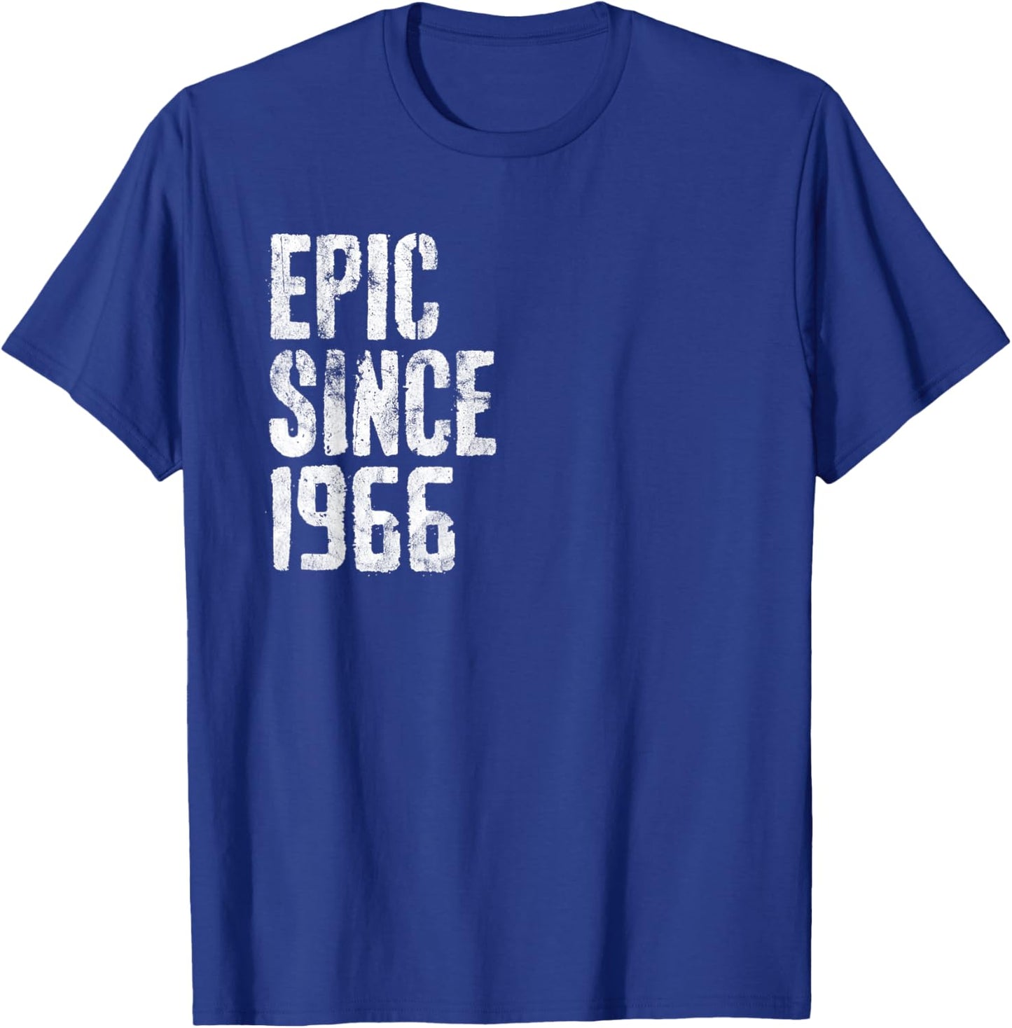 Epic Since 1966 58th Birthday Retro T-Shirt - T-Shirt | Royal